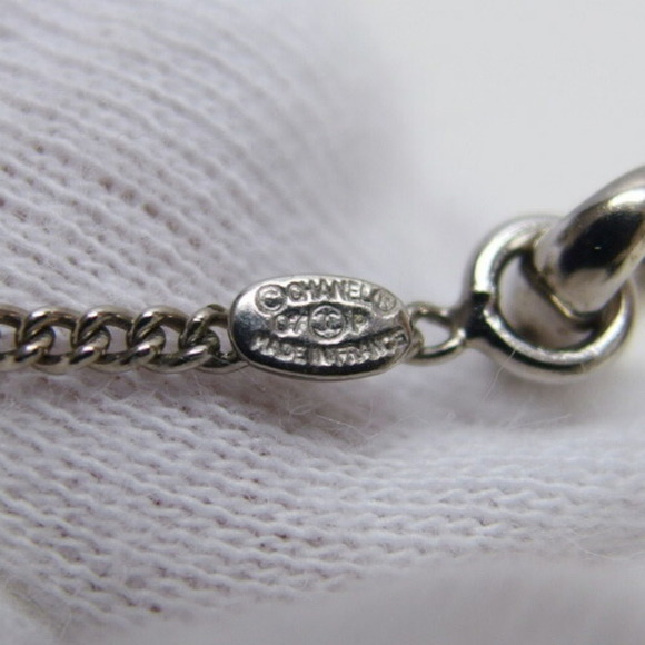 CHANEL Clear Coco Mark Necklace - Picture 7 of 11